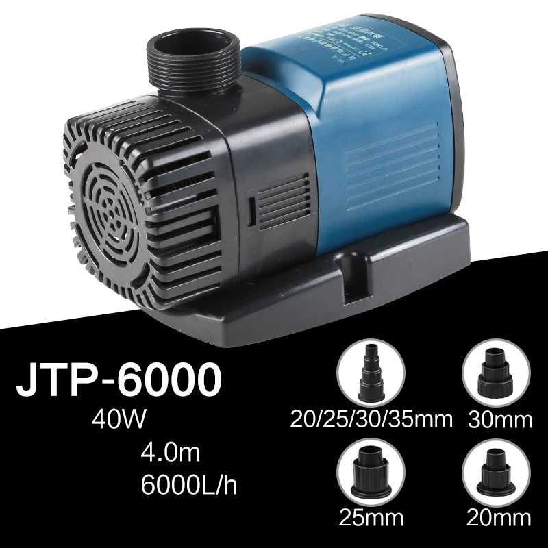 40W 6000L/H JTP 6000 SUNSUN Aquarium Water Pump Submersible Water