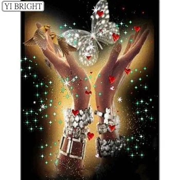 

NEW Arrival Diy Diamond Embroidery Hand Butterfly Diamond Painting Cross Stitch Full Square Mosaic Rhinestone Embroidery