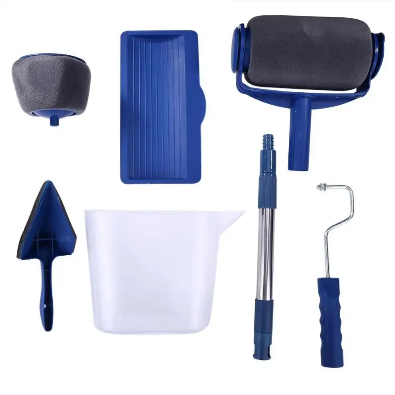 3/5/6/7/8 PCS Paint Roller Multifunctional Household Use Wall Decorative Paint Roller Brush Tool