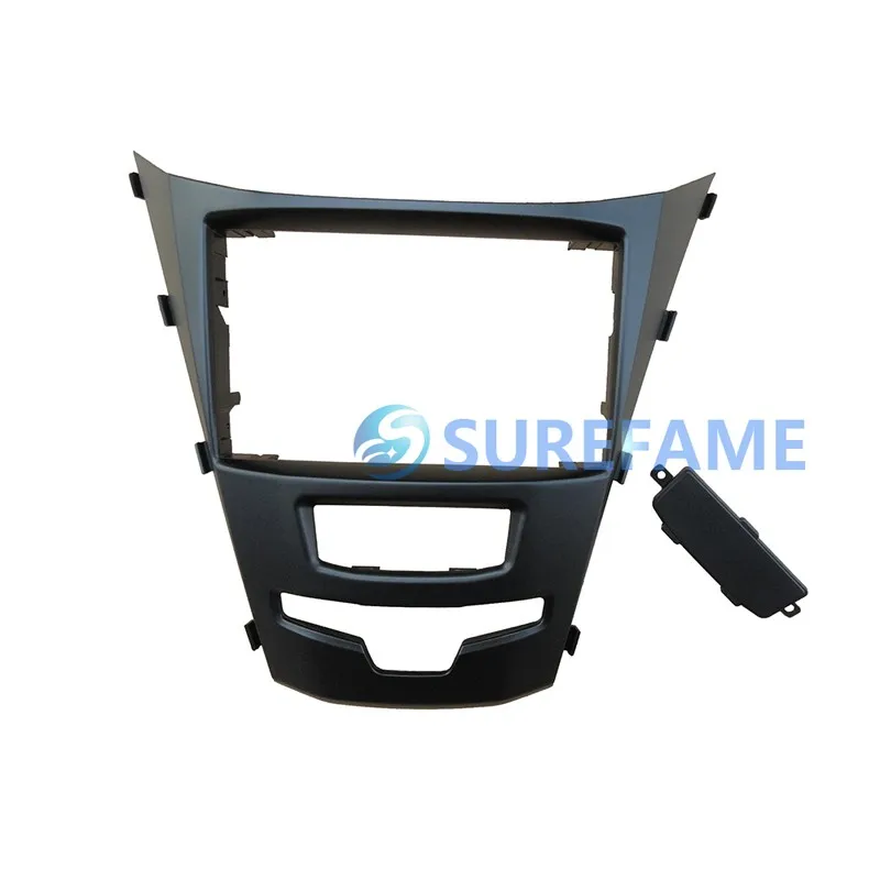 Автомобильный аудио Facia для SSANGYONG Actyon Korando 2013+ Радио DVD стерео CD панель Dash комплект отделка фасции Лицевая панель рамка