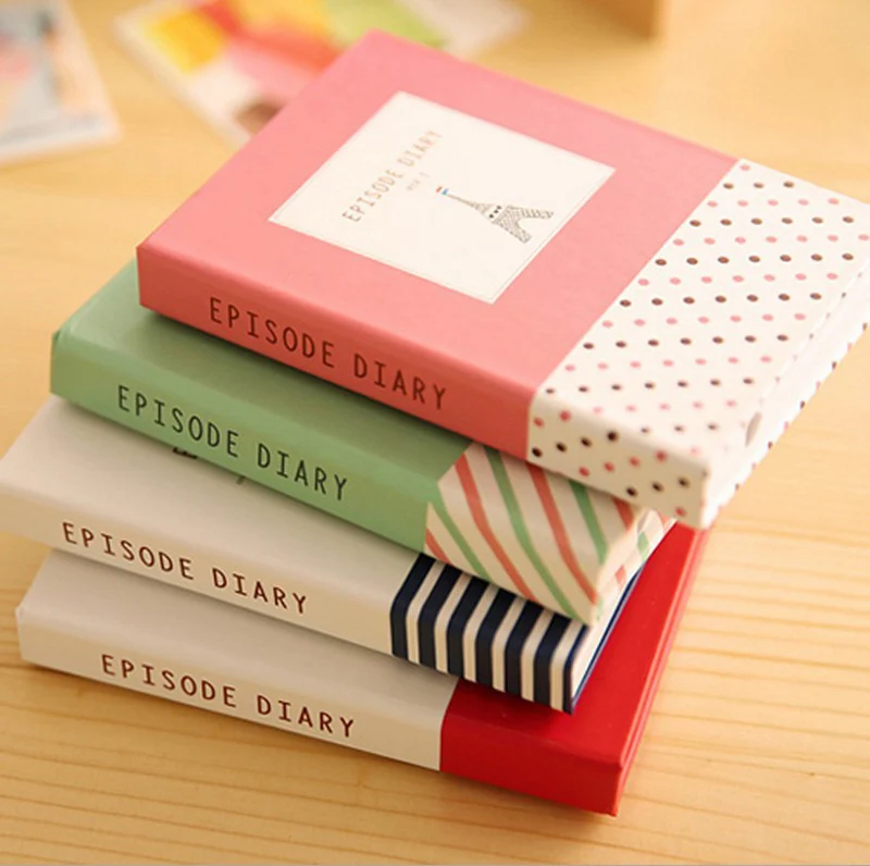

1pc New Creative Cute Hardcore Notebook Combination Easy Sticky Notes With Pen Korean Stationery