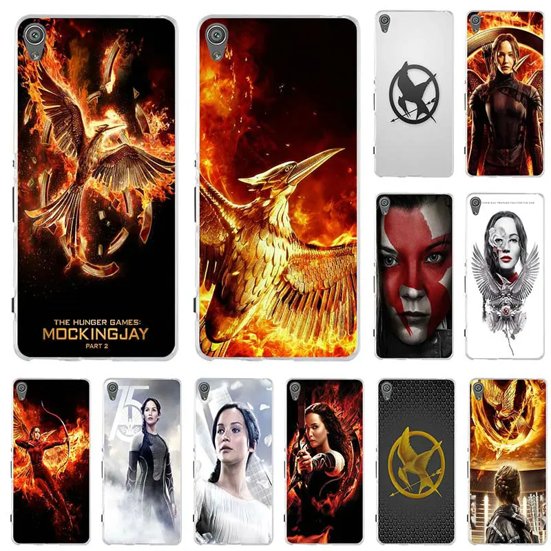 

For Sony Xperia Z Z1 Z2 Z3 Z4 Z5 Compact Z5 Premium M2 M4 M5 E3 E5 T3 XA Clear Soft Mobile Phone Cases The Hunger Games
