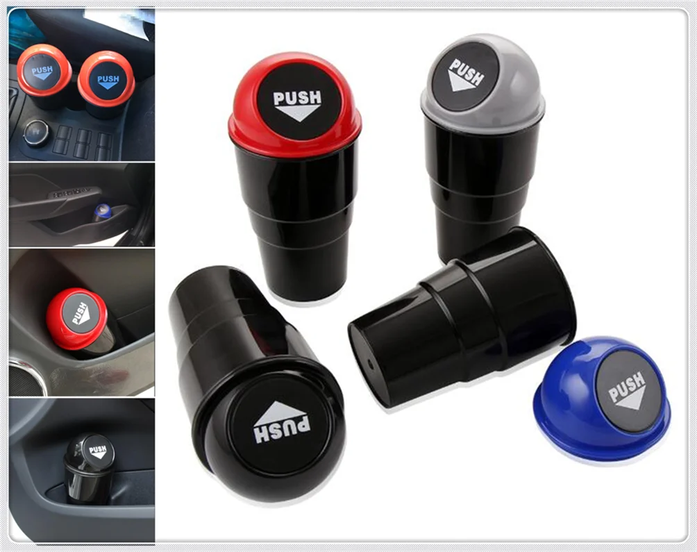 Car Garbage Can Auto Trash Dust Case Holder Bin box Car-styling for Ford C-MAX Flex B-MAX Atlas Territory Formula Vertrek
