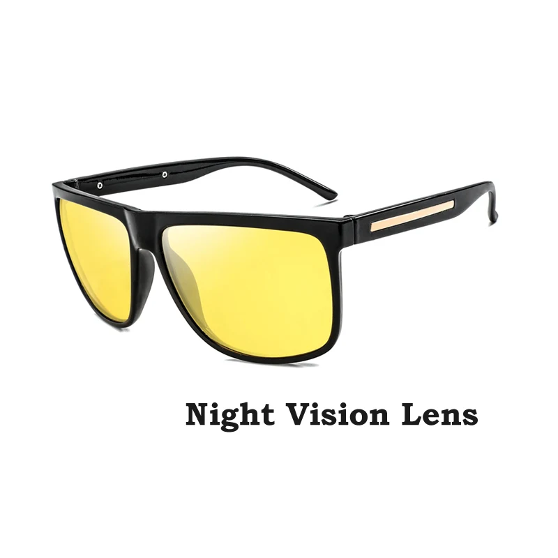 Polarized Glasses Men's Sunglasses Car Drivers Night Vision Goggles Anti-Glare Sun glass Women Driving Glasses High Quality - Цвет линз: night vision