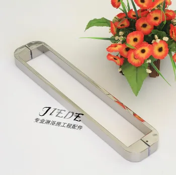 

High-grade shower accessories glass door handle door handle 440 square handle bathroom with pitch shipping
