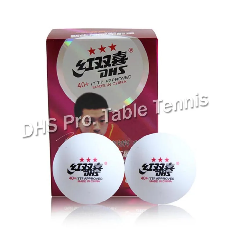 

12 Pieces DHS 3-star (3star, 3 star) 40+ (New Materials) White Table Tennis / PingPong Balls