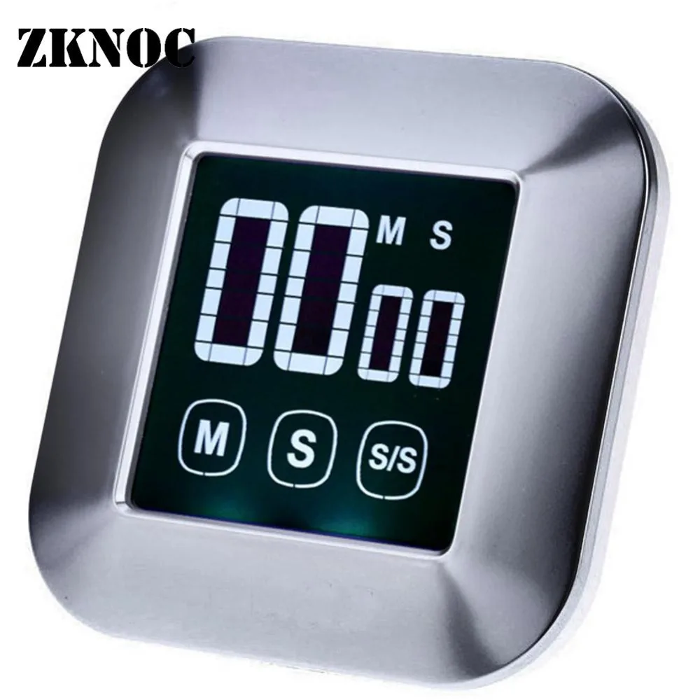 LCD Digital Touch Screen Kitchen Timer Practical Cooking Timer Countdown Count UP Alarm Clock Kitchen Gadgets Cooking Tools