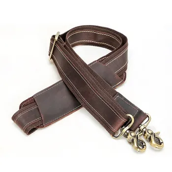 

Adjustable Men Leather Cowhide Shoulder Strap Buckle Belt Messenger Bag Replacement Belt Bag Parts Accessories Detachable