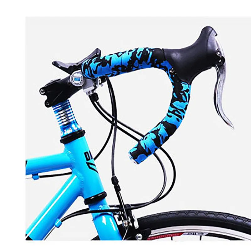 Aluminum Alloy Road Bicycle Bending Handlebar 14 speed racing/ 21/30 speed Adult and Students Double V Brake