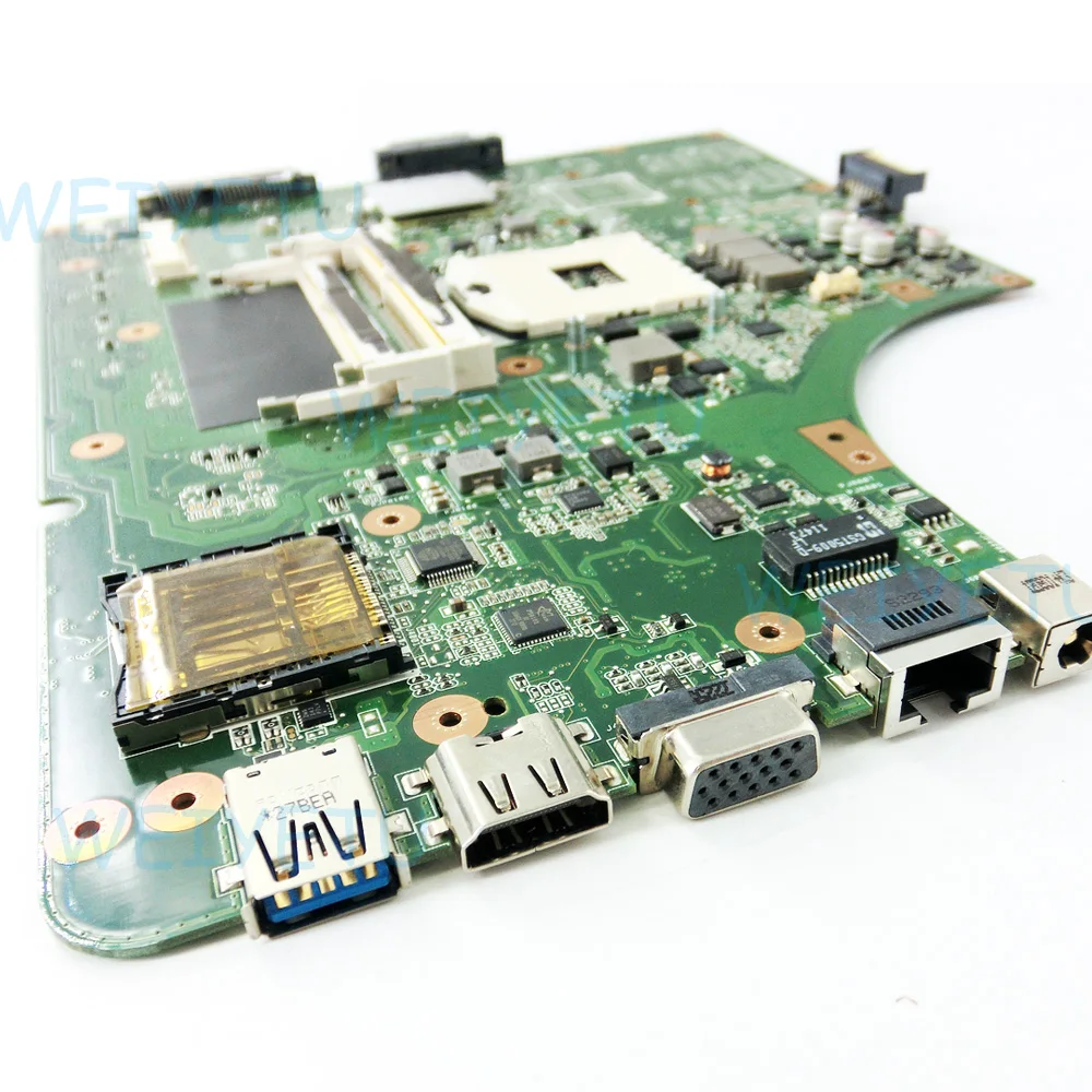 K53E K53SD A53E материнская плата для ноутбука Asus A53S K53S X53S Материнская HM65 Rev: 2 3 USB3.0 100%