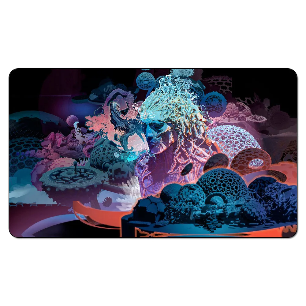 Android Playmat Авацина Ангел Надежды 2 Playmat) волшебный Настольные игры playmats, резиновые таблицы площадку, сбор Дизайн Playmat Бесплатный подарок мешок - Цвет: Android Playmat