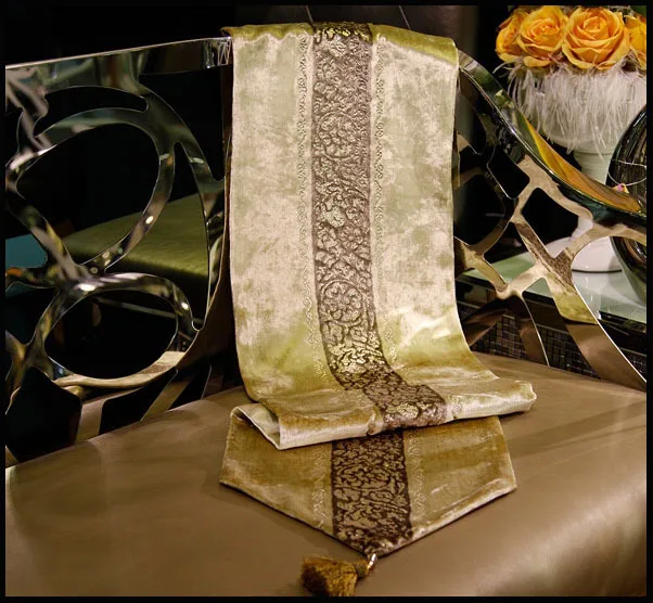 30*160cm Free shipping Damask Table Runner Decorative Cloth For Coffee Luxury Bed Runners | Дом и сад