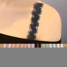 Новинка, Широкий бюстгальтер на бретелях, сексуальный декоративный женский бюстгальтер на бретельках, регулируемое нижнее белье, аксессуары, 1 пара