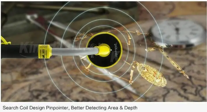 King& Pulse индукция 750 подводный PinPointer 30 м полностью водонепроницаемый металлический детектор с вибрацией светодиодный