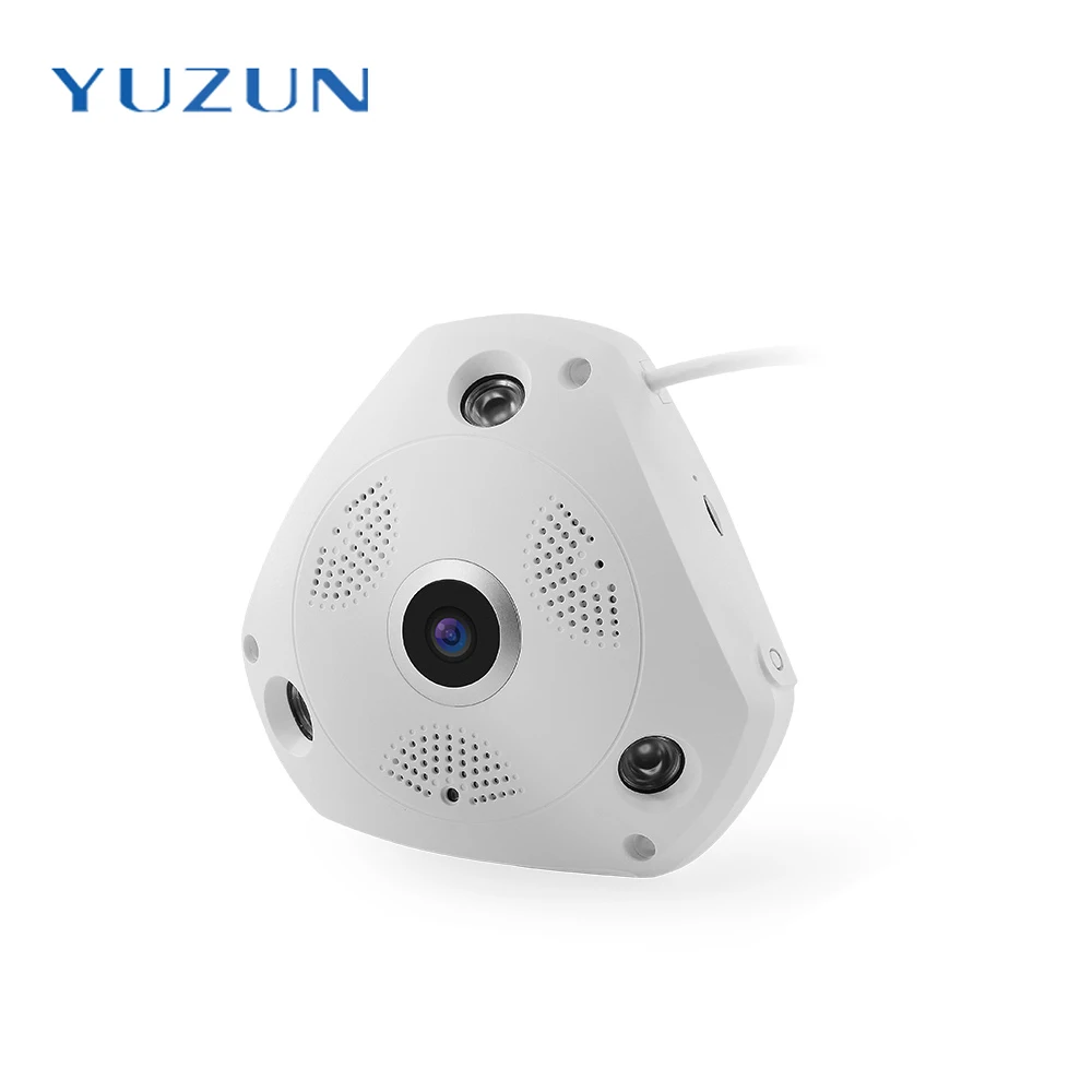 

WiFi Security Panoramic Camera HD 960P 360Degree Fisheye Camera 4GMicro SD FreeWireless Network Surveillance Night Vision Cam