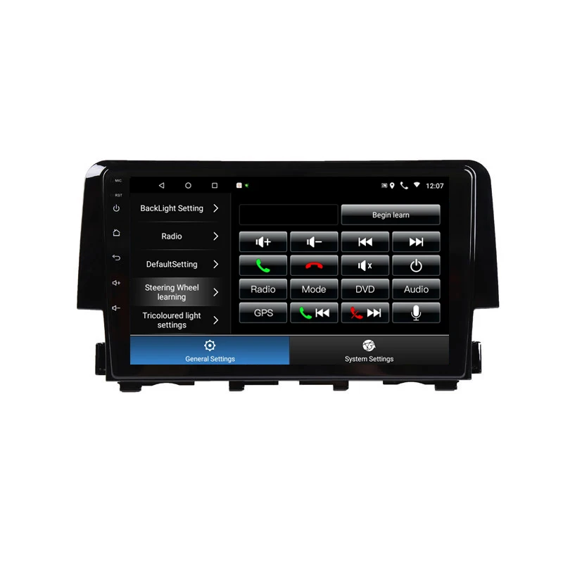 Clearance 9" 4G RAM 2.5D IPS 8 CORE Android 9.1 Car DVD Multimedia Player GPS For Honda Civic 2015 2016 2017 2018 radio navigation WiFi 20