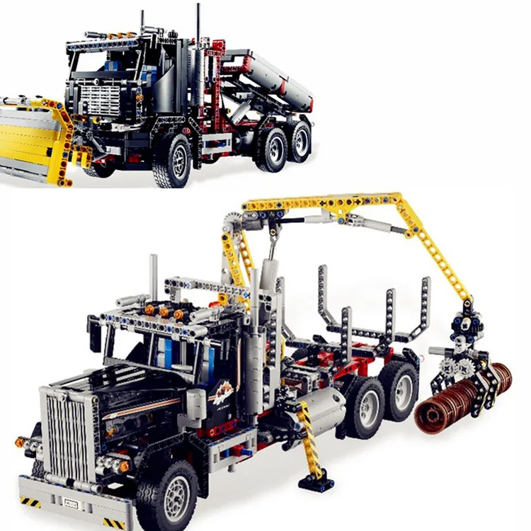 

Compatible Technic Series 9397 model 20059 1338pcs Logging Truck Set building blocks Figure bricks toys for children
