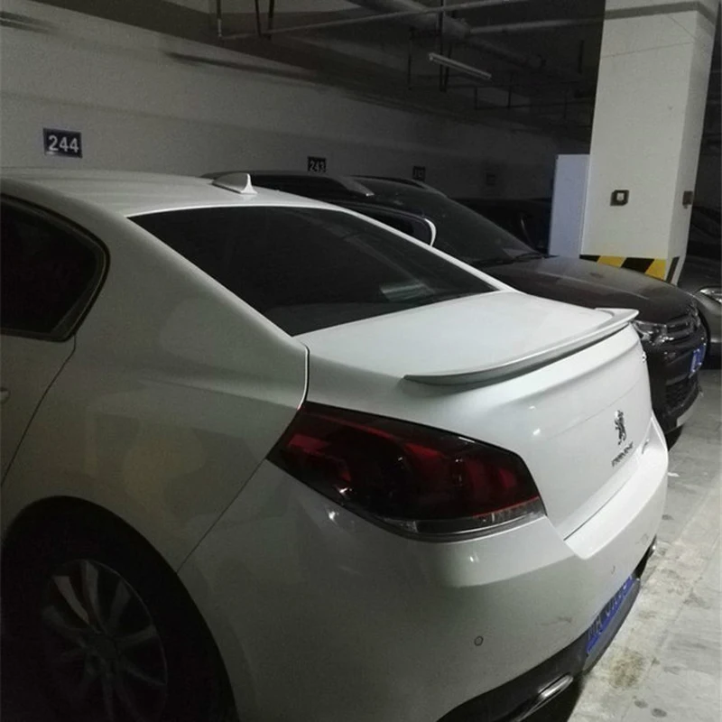 Спойлер для Peugeot 508 высококачественный спойлер из АБС материала заднего крыла