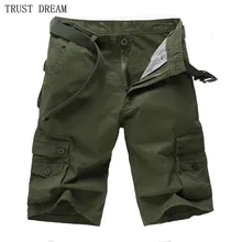 Лето г. Новая мода для мужчин брюки карго шорты для женщин более карман Качественный хлопок прямые тренировки повседневное снаружи