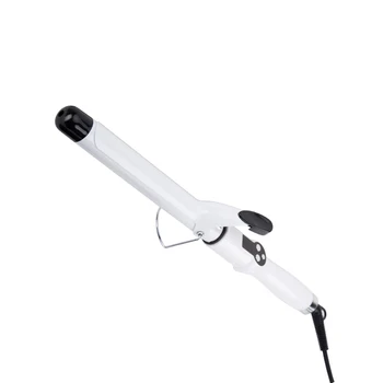 

Professional Electric Curling Wand Fluffy Curl Iron Rotating Ceramic Hair Curler 25mm White Curling Iron Deep Wave Curlers