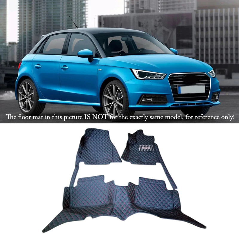 

Left Hand Driving! Interior Leather Floor Mats & Carpets 1set For Audi A1 8X 2012 2013 2014 2015