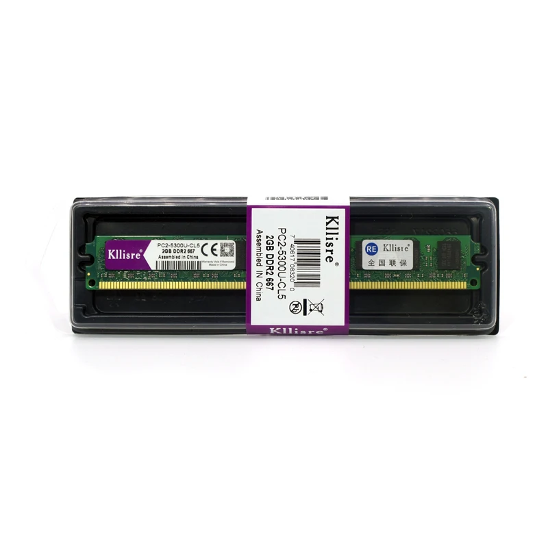 

Kllisre new DDR2 2GB 800 667 MHz memory Desktop RAM non-ECC System High Compatible