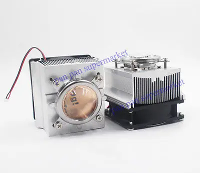 60° 44mm Lens 100W LED Aluminium Heat Sink Cooling Fan Reflector Brack