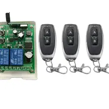 DC 12 В 24 в 36 в 48 в 10A реле 2CH RF беспроводной пульт дистанционного управления обучающий код универсальное освещение 433 МГц