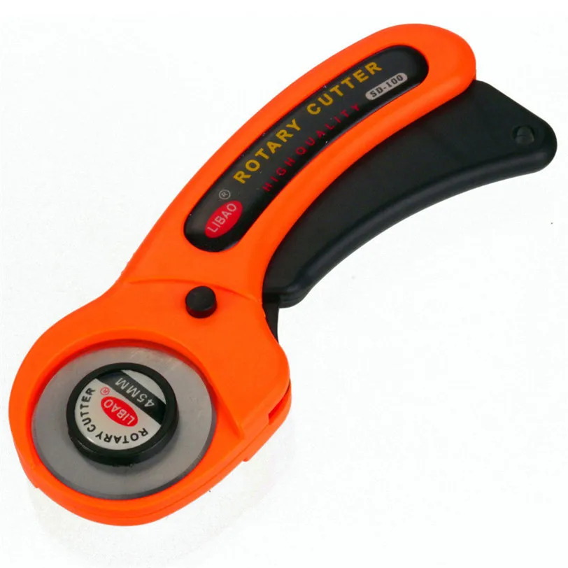 45mm Sharp Round Rotary Cutter Sewing Quilting Roller Fabric Cutting