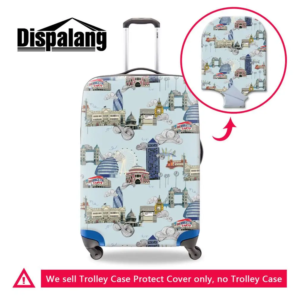 Стильный чемодан багажные Чехлы для девочек, водонепроницаемый чехол для багажа протектор для женщин, Пылезащитная тележка багажные Чехлы для путешествий - Цвет: S