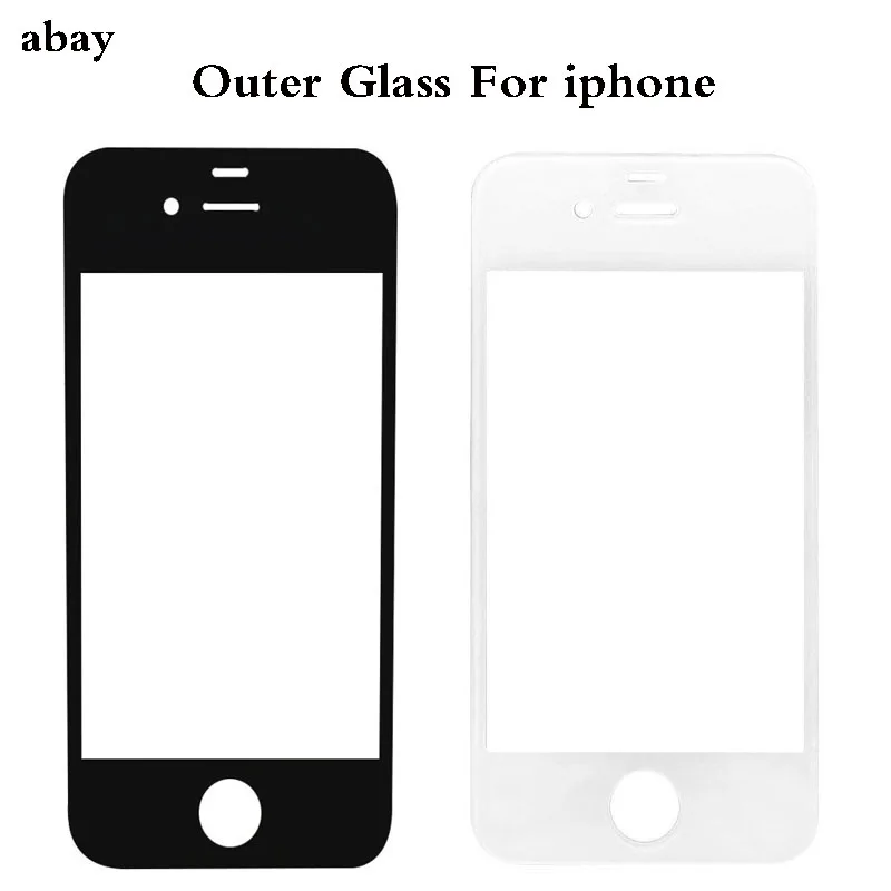 Внешнее стекло хорошего качества для iphone 4 4s 6s 7 plus внешнее переднее ЖК экрана