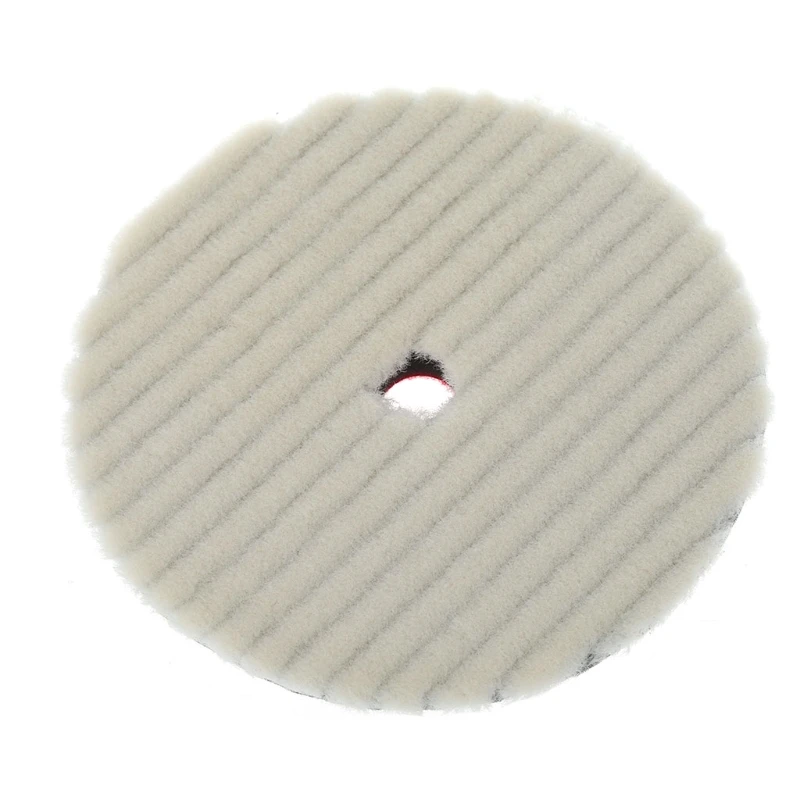 QILEJVS 6/7 inch 150mm Car Auto Soft Wool Buffing Polishing Pad Professional Detailing Mixed Color
