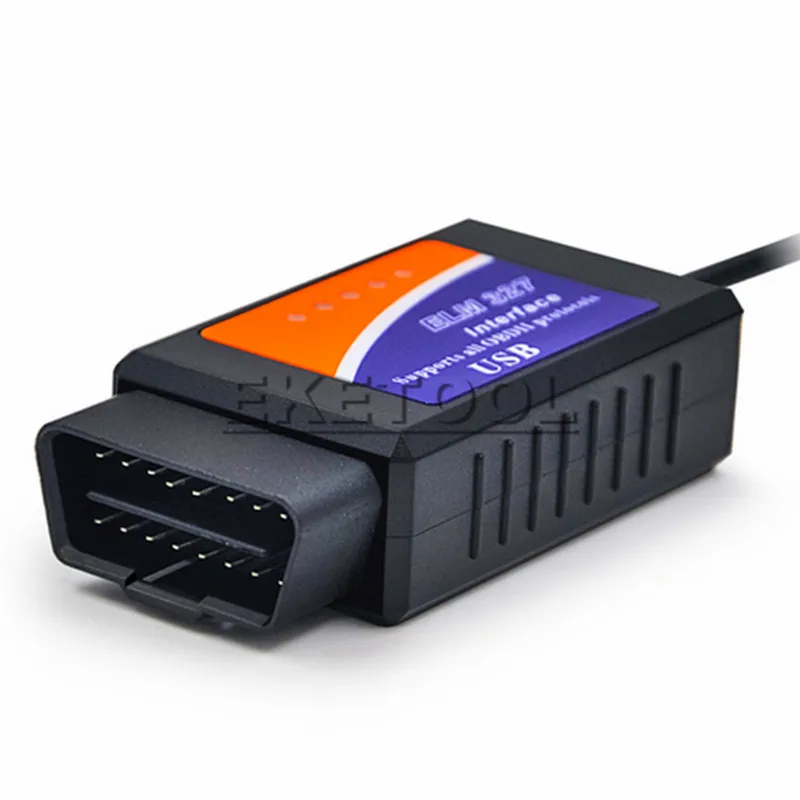 ELM327 USB V1.5 Профессиональный OBD/OBDII ELM Стандартный новейший ПК на основе сканирования ELM 327 USB диагностический сканер Горячая Распродажа