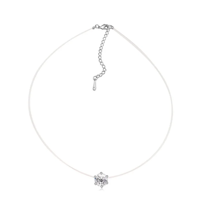 Baffin, оригинальные кристаллы от Swarovski, колье, ожерелье с бесконечной цепочкой, модное ювелирное изделие для женщин, вечерние аксессуары - Окраска металла: Crystal