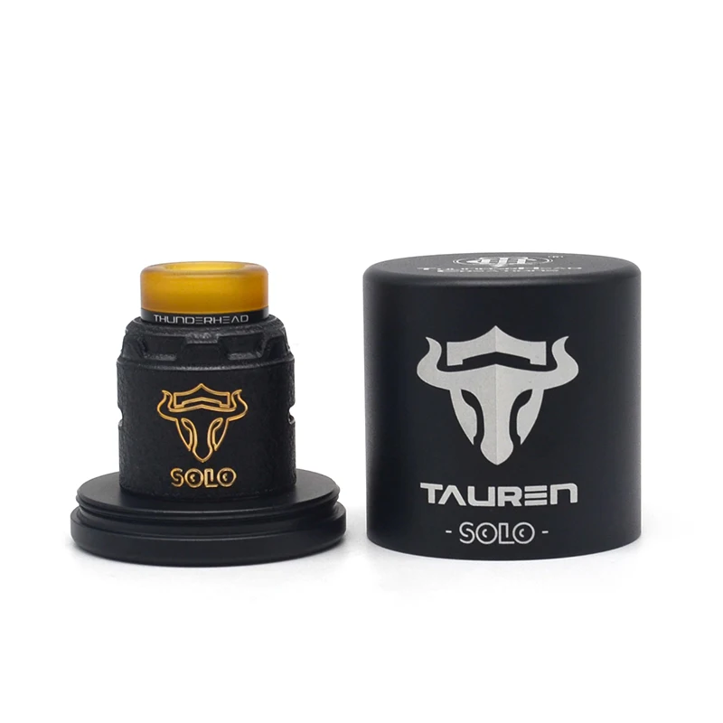 Authentic THC Tauren Solo 24mm RDA Rebuildable Dripping Atomizer wBF Pin 01