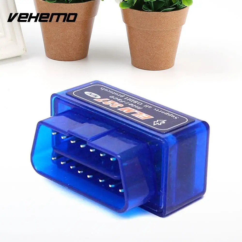 Vehemo мини Портативный ELM327 OBD2 can-bus Bluetooth Авто сканер Dignostic инструмент