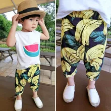 В году, повседневные свободные противомоскитные штаны летние длинные штаны для детей от 0 до 2 лет мод дизайн распродажа