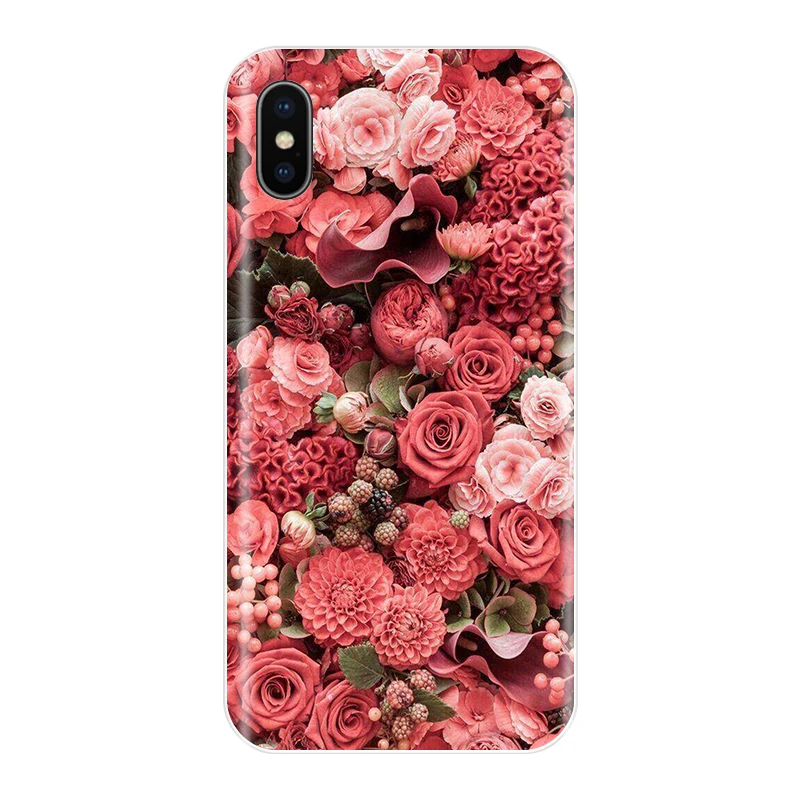 Чехол для Телефона iPhone X 10 8 7 6 S Plus Мягкая силиконовая задняя крышка из ТПУ с милым