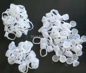 

150Pcs S M L Mixed Permanent Makeup Tattoo ink Holder Rings Permanent Makeup Easy Ring Ink Container/Cups Caps Tattoo supplies