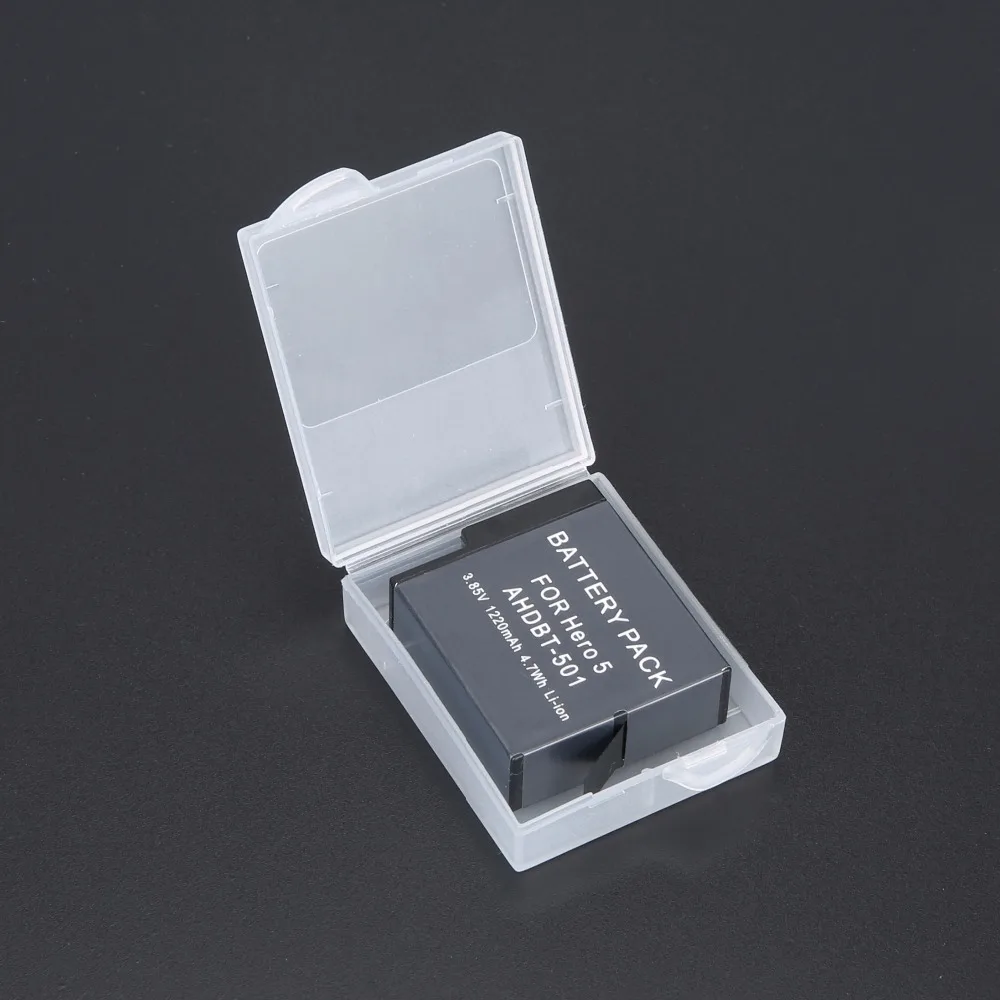 AOPULY 1Pcs Fully Decoded 3.85V 1220mAh Gopro Hero 5 Battery Pack AHDBT