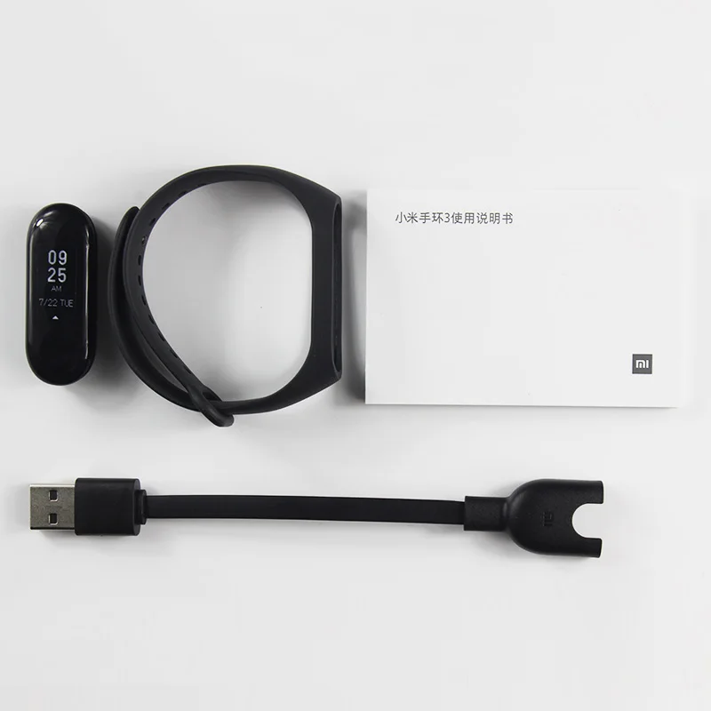 В наличии умный Браслет Xiaomi Mi Band 3 NFC большой сенсорный экран OLED фитнес сообщение