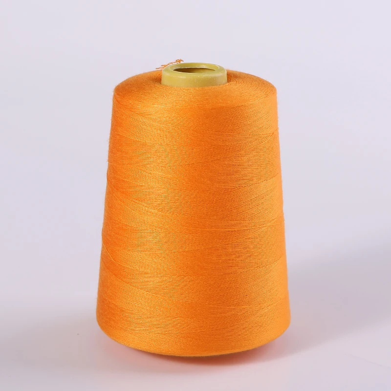 8000 ярдов оранжевая Промышленная швейная машина-оверлок полиэфирная нить швейная линия(19/цвет - Цвет: Orange