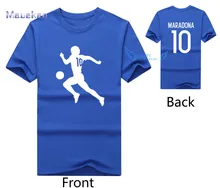 New fashion diego Maradona 10 print t shirt 100% cotton short sleeve O-neck t shirt casual t shirt