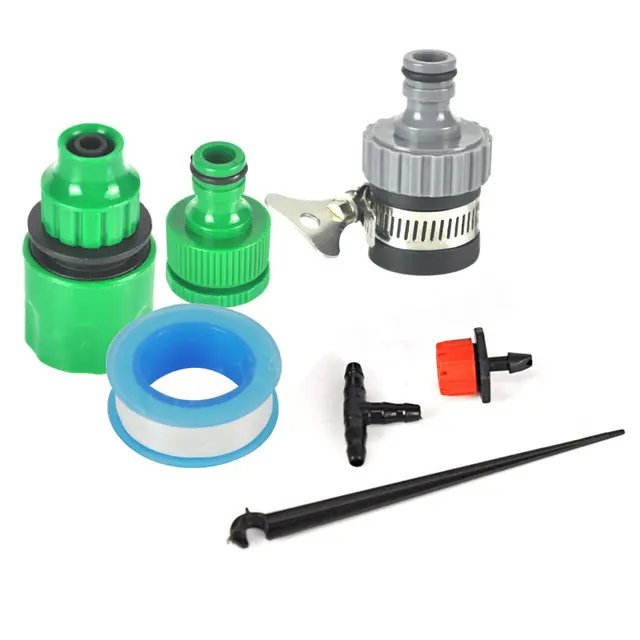5/10/25M DIY Automatic Micro Drip Irrigation System With Adjustable Dripper Controller Watering Kit For Garden Greenhouse Plant