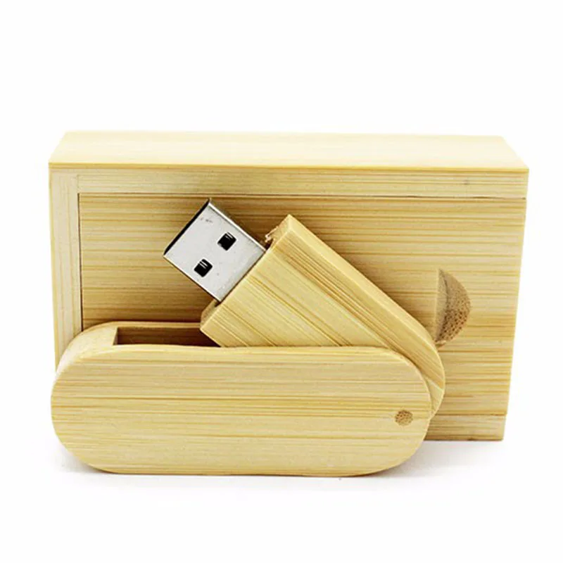 SHANDIAN логотип на заказ Деревянный USB+ коробка USB флэш-накопитель Флешка 4 ГБ 8 ГБ 16 г 32 Гб 64 Гб карта памяти фотография свадебный подарок - Цвет: bamboo BOX