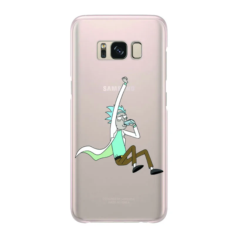 Kuliai смешной мультфильм комикс мем Рик и Морти чехол для Galaxy S6 S9 S9Plus S7 Edge S8 Plus NOTE8 NOTE3