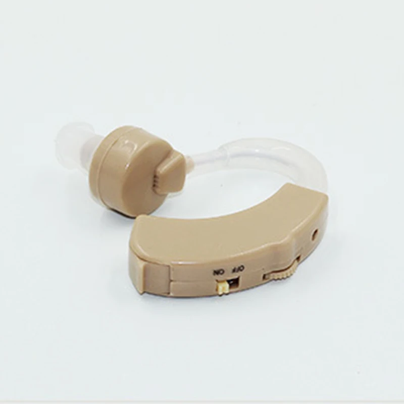 Plastic Super Mini Adjustable Hearing Aids Ear Sound Amplifier Volume Tone Listen Hearing Aid Kit Hook In Ear Aparelho Auditivo