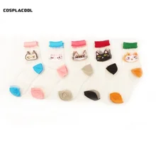 [COSPLACOOL] Японские Женские ультратонкие прозрачные матросские сокккен Harajuku девушка Кристалл Стекло милый мультфильм шелк хороший кальцетин