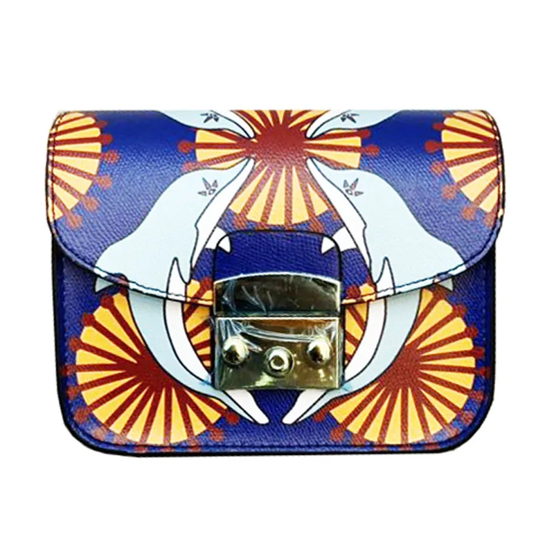 

2019 Summer Graffiti Ladies mini bag designer handbags New Women Bags high quality chain women messenger bags for women Clutch
