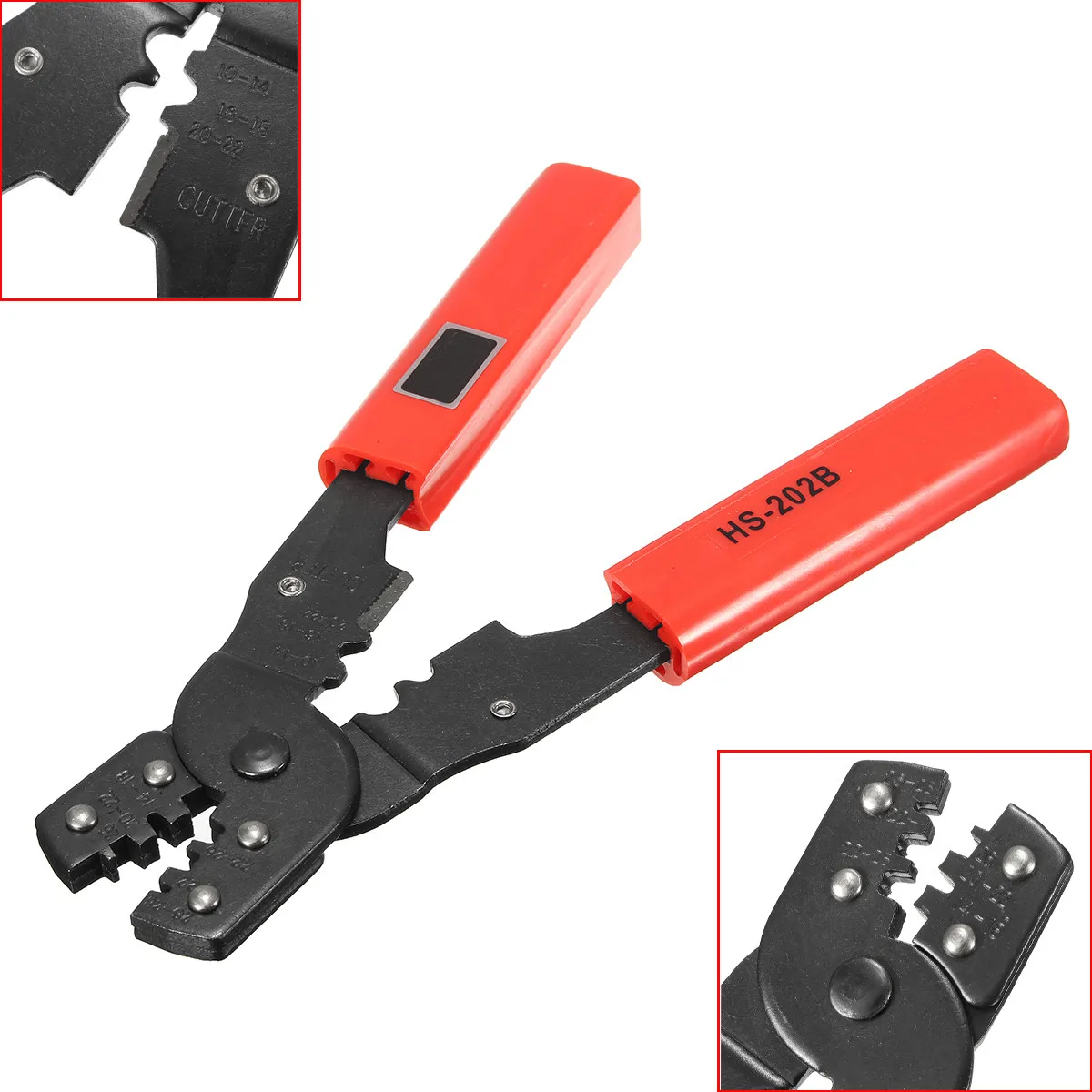 

HS-202B Multifunctional Stripping Pliers Line Pressing Clamp Press Clamp Wiring Terminal Cutters Crimping Tools Pliers